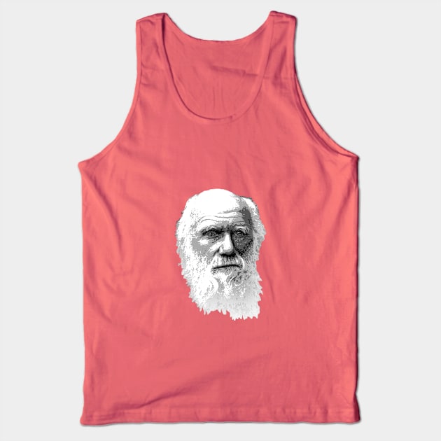 Charles Darwin Tank Top by PlanetJoe